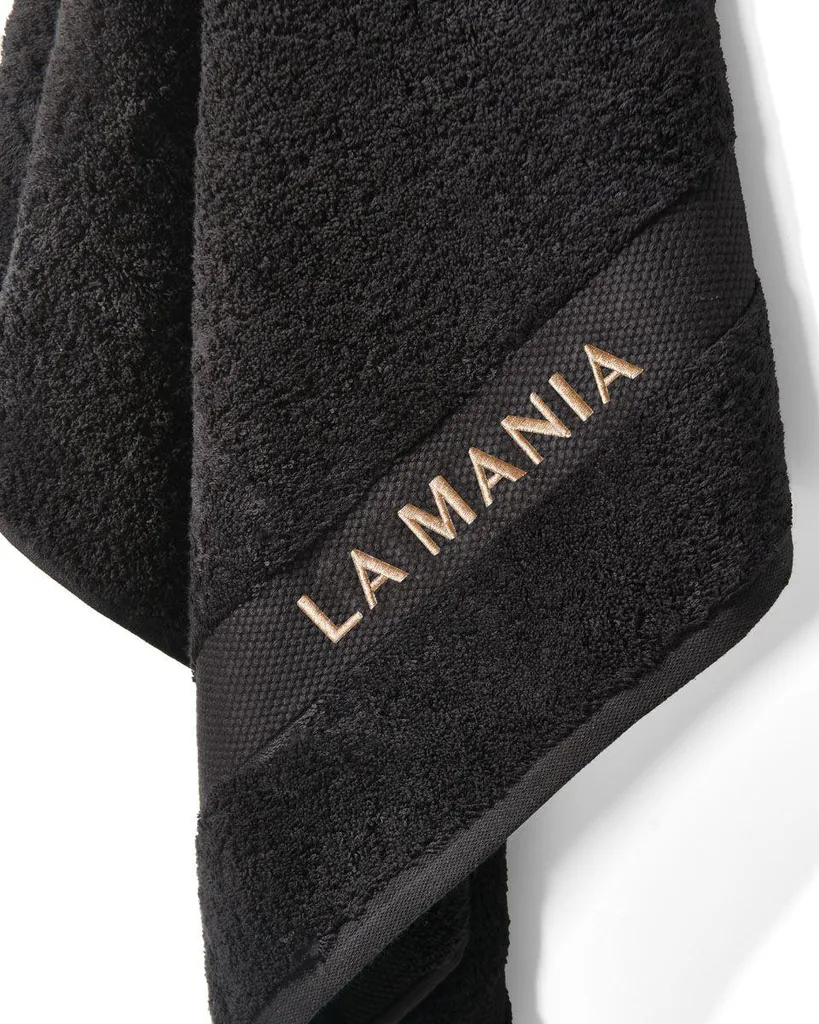 Asciugamano nero premium 70x140