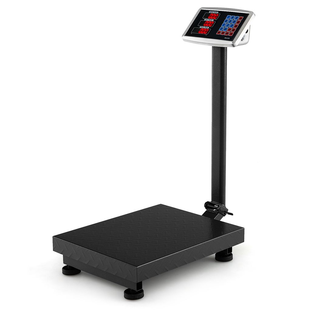 COSTWAY Digitale Plattformwaage 300kg/50g, Paketwaage mit Produktbild 