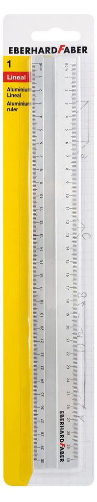 Eberhard Faber 570009 - Regla de aluminio, 30 cm Imagen del producto 