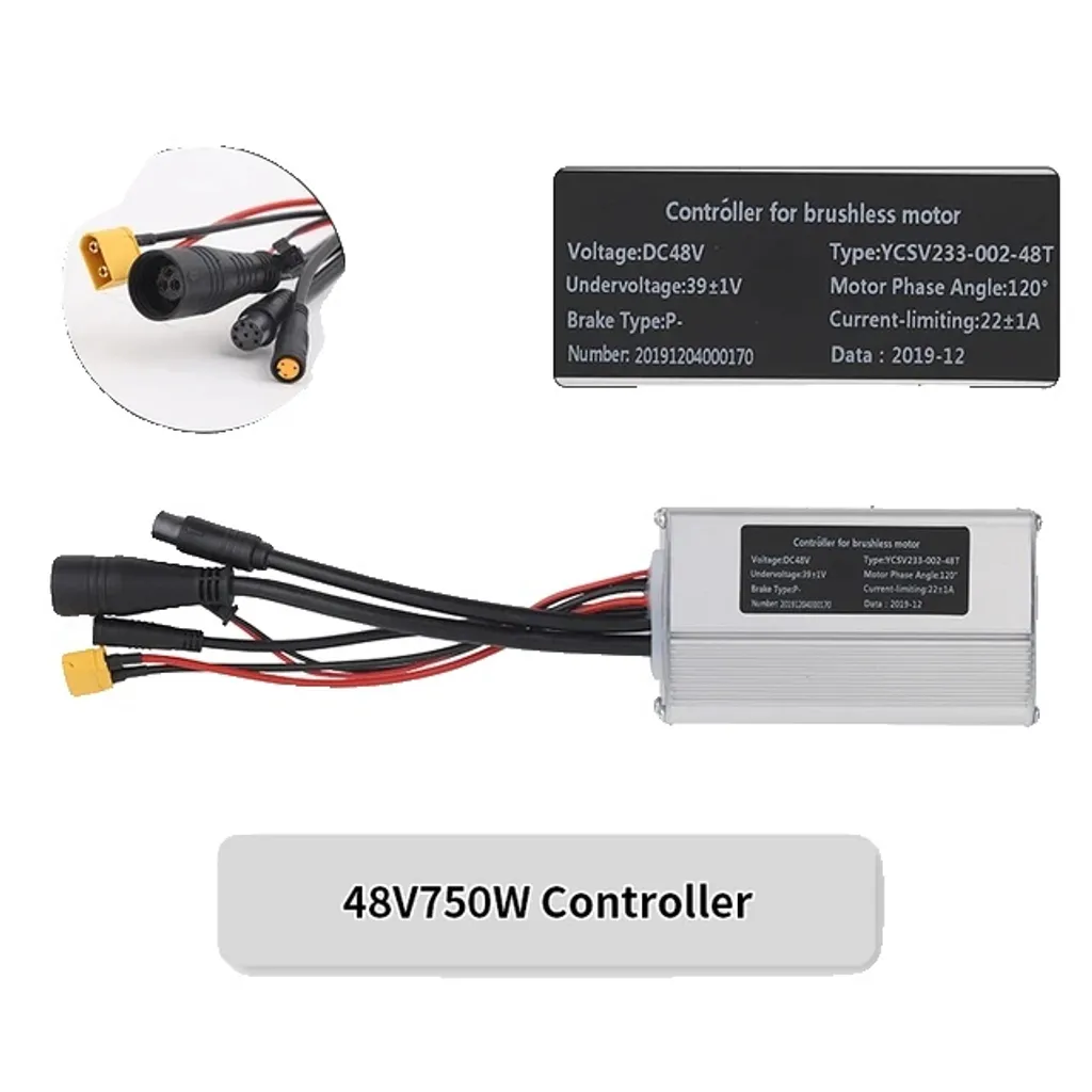 Contrôleur 48V750W avec sortie éclairage pour motorisation Bafang VAE