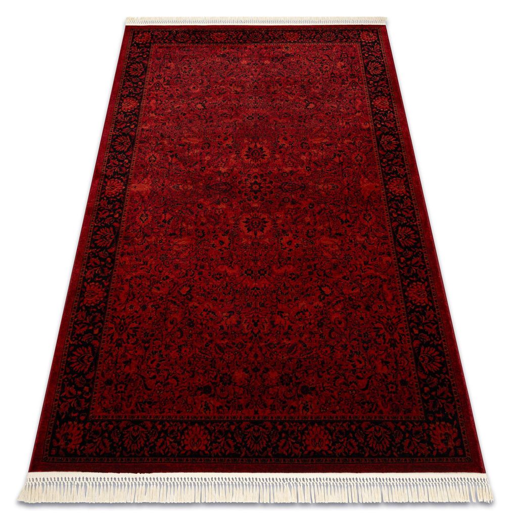 Tapis ORIENT 5125 bordeaux / noir Cadre, classique, Image du produit 