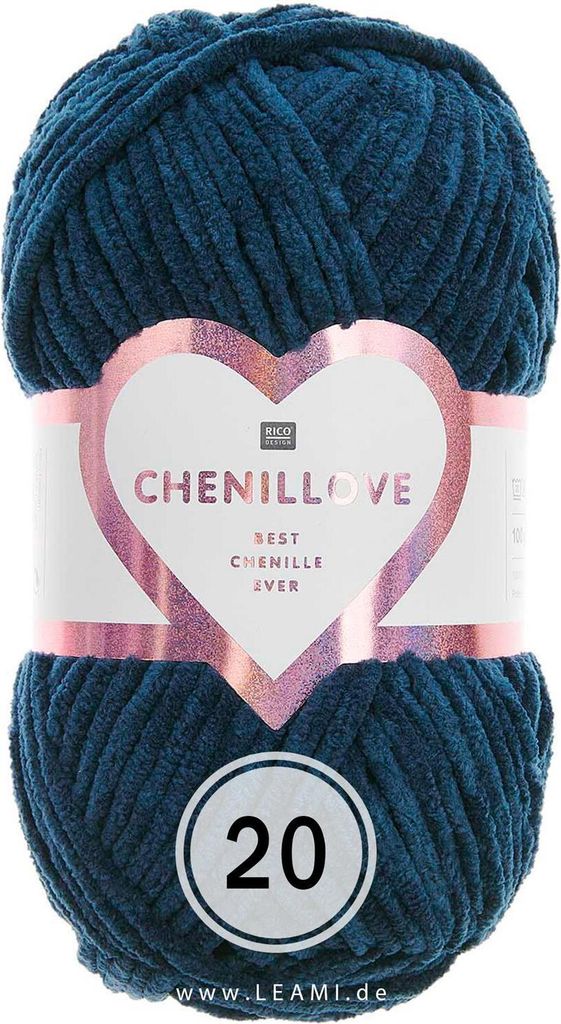 Creative Chenillove Rico Chenille (100g/110m) 20 marine Produktbild 