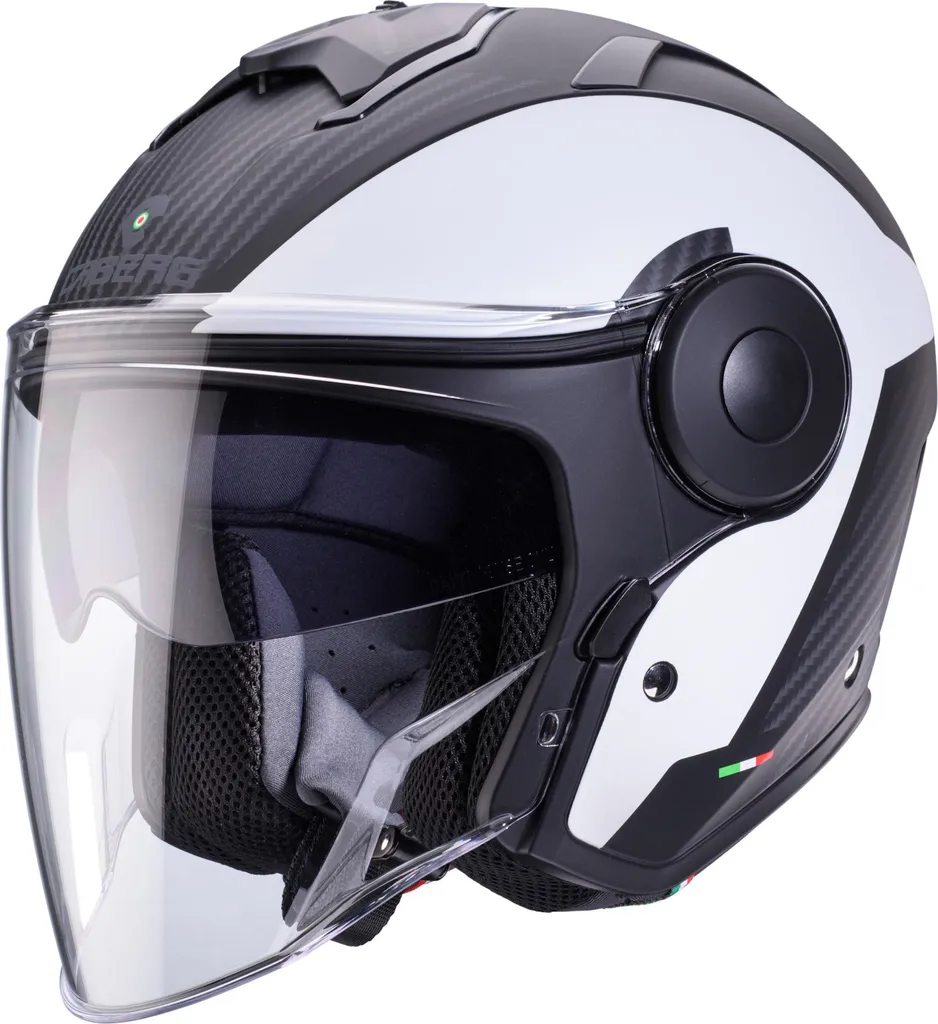 Casque Jet Urbain Caberg Soho Milano Noir Mat Taille M Homologué ECE