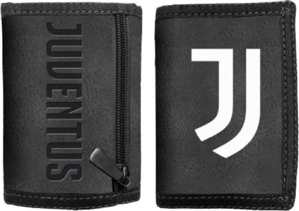 Portefeuille Juventus FC Crest Strappo - Officiel Noir Velcro - [Produit]