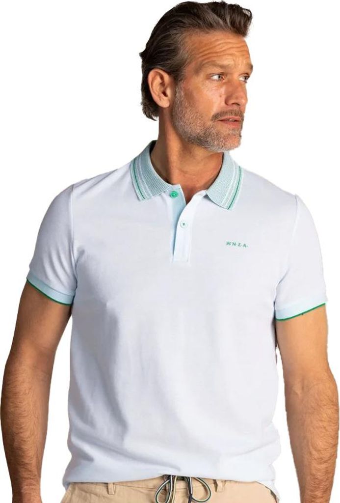 Neuseeland-Poloshirt kurzarm hellblau