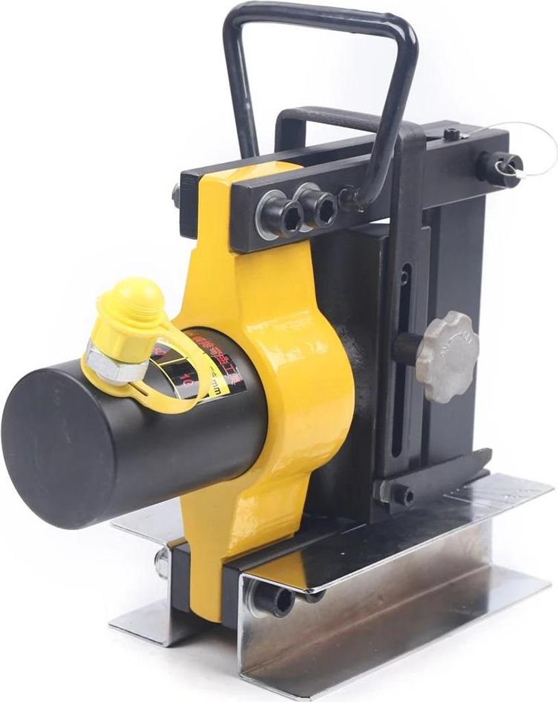 Hydraulische Biegemaschine - Manueller Biegeapparat für Kupferschiene/Alu-/Eisenblech - 16 t - 90–180° - Max. Breite 150 mm (15 cm) - Stärke C...