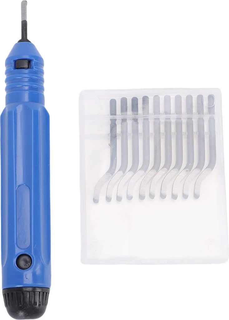 Set di utensili per sbavatura NB1100, testa girevole a 360 gradi, taglierina per sbavatura, sbavatore, manuale per alluminio, rame