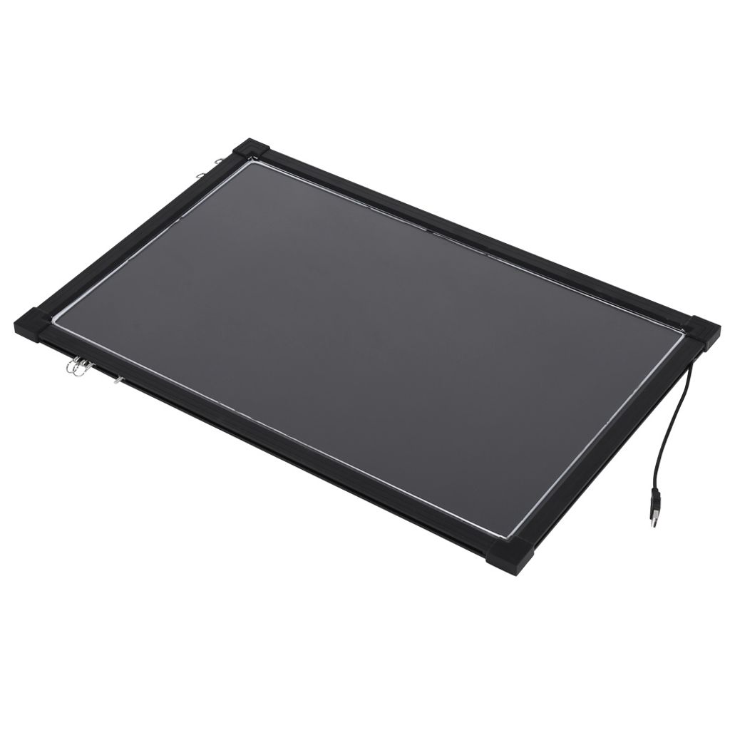 Löschbare LED-Licht-Zeichnung Nachricht Werbeschild Schreibtafel mit Textmarker (40x60cm)