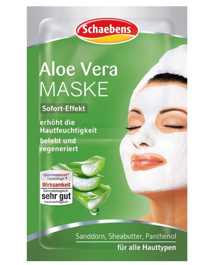 Schaebens Aloe Vera Mask Sea Buckthorn Shea Butter & Produktbild 