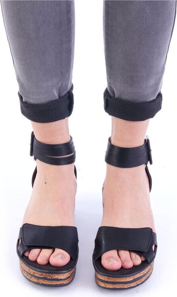 Rieker Damen Keilsandalette schwarz Produktbild 43