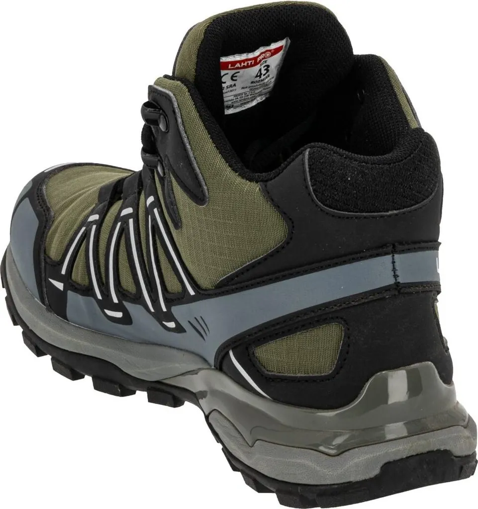 Bottines tricotées LAHTI O2 SRA Vert Noir Gris Taille 39 Norme CE
