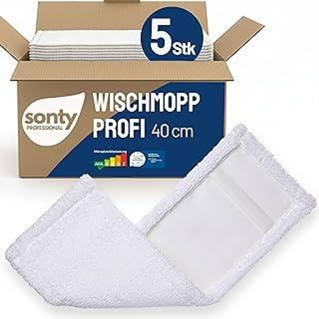 Coprimop SONTY 40 cm Professional - Microfibra - 5 Pezzi