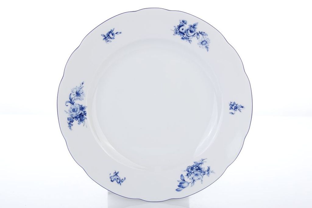 Thun 1794 Talíř mělký, český porcelán, Rose, 25 cm, modré Obrázek produktu 