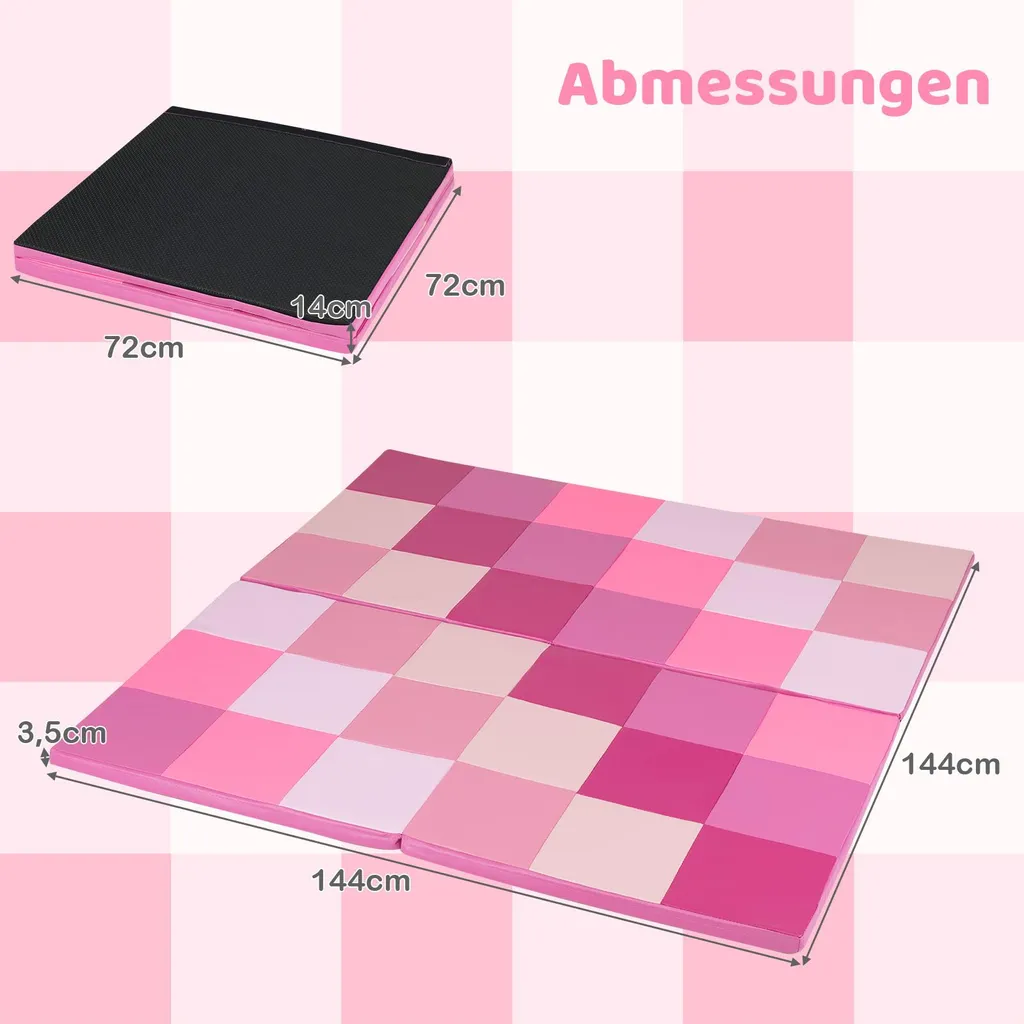 Tapis de jeu imperméable et facile à nettoyer pour bébé - 3