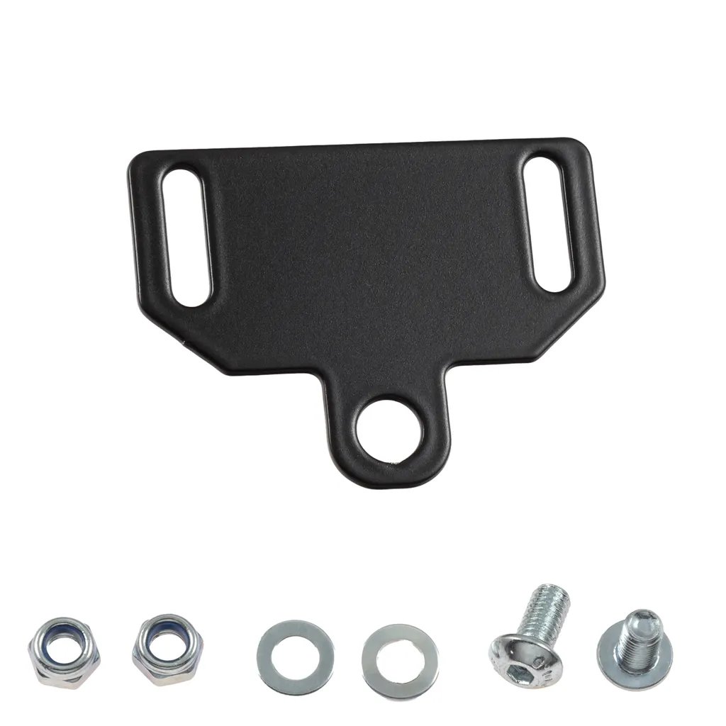 Luce targa a LED Byte black con supporto - 3