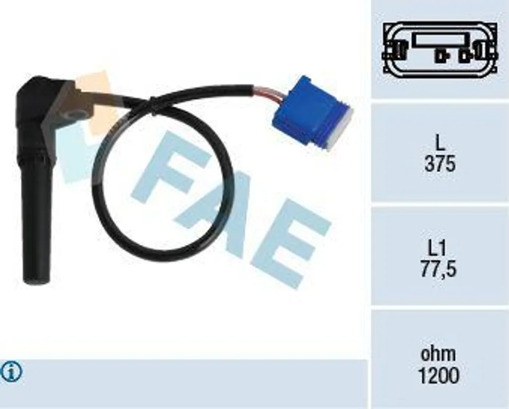Capteur de vitesse boîte automatique 252980 pour Clio Megane Scenic