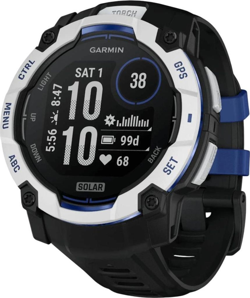 Garmin Watch Instinct 3 Solar GPS - White
