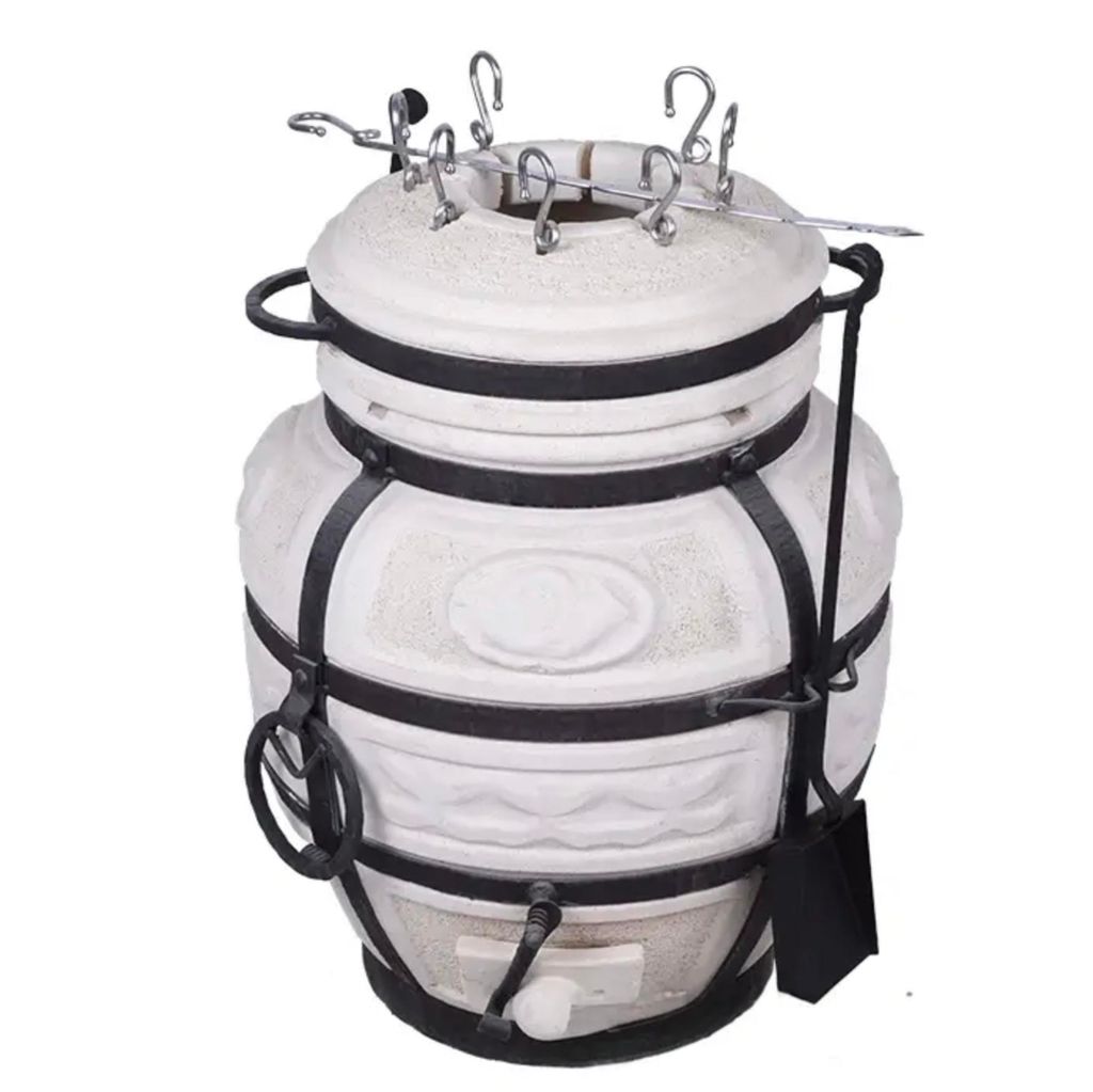 Tandoori Ofen “Jäger” : Jäger mit Klappdeckel ohne Untergestell Tandoor Variante: Jäger mit Klappdeckel ohne Untergestell