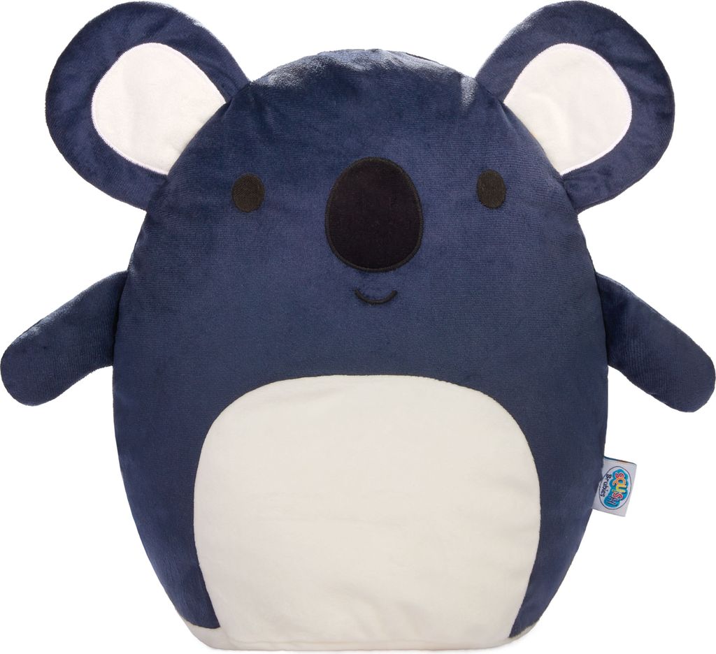 A stuffed koala toy is shown from the front against a white background.
