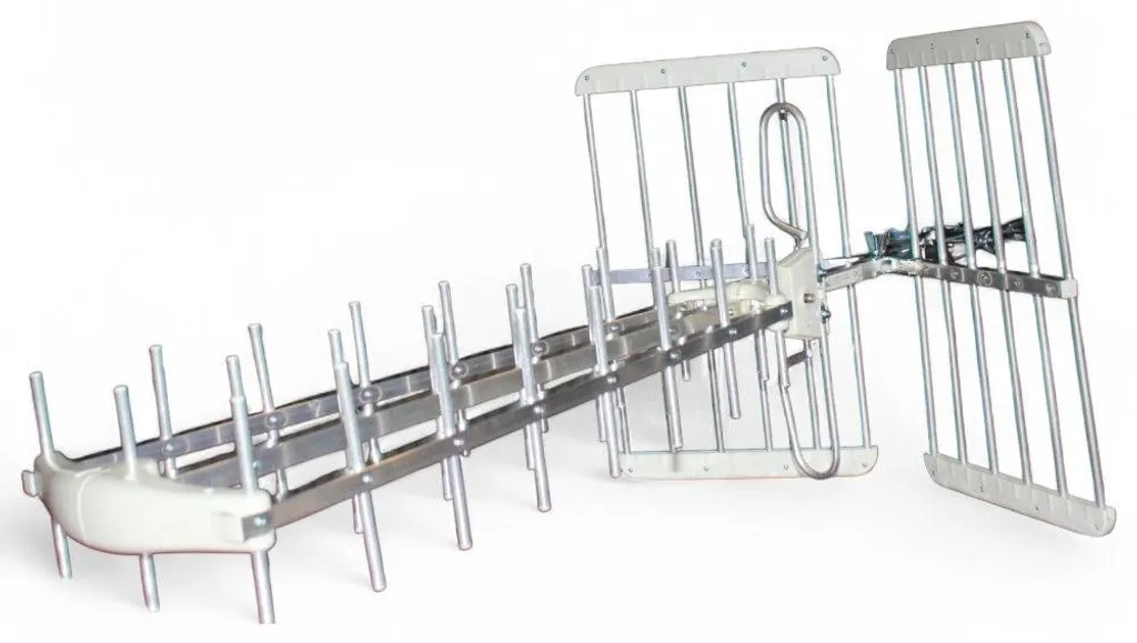 Antenne TV extérieure anti-interférence 5G DVB-T2 HEVC Main 10 blanc - 3