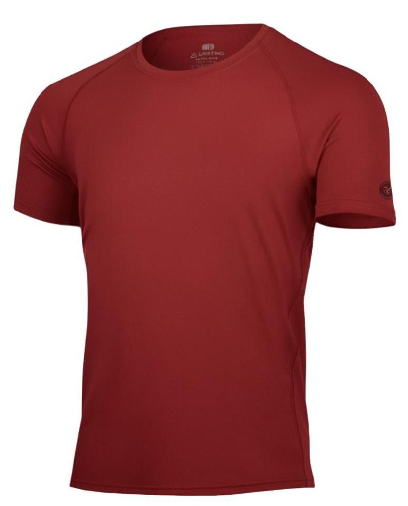 Maglia da uomo in merino Lasting, colore rosso Immagine del prodotto 