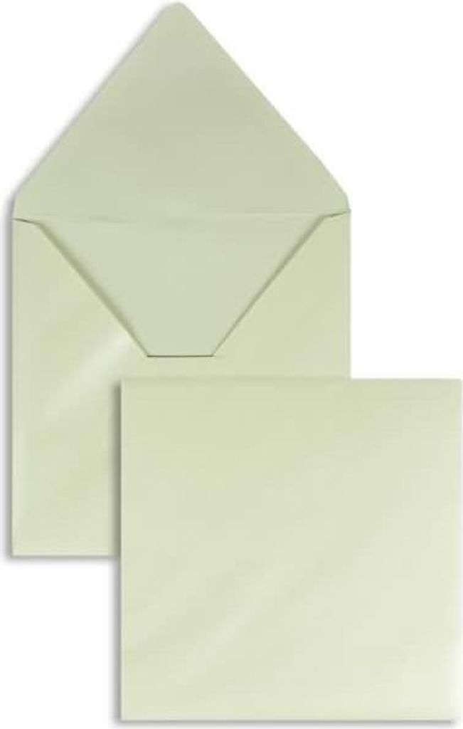 Briefumschläge 164x164mm 100g/qm gummiert VE=100 Stück candle light