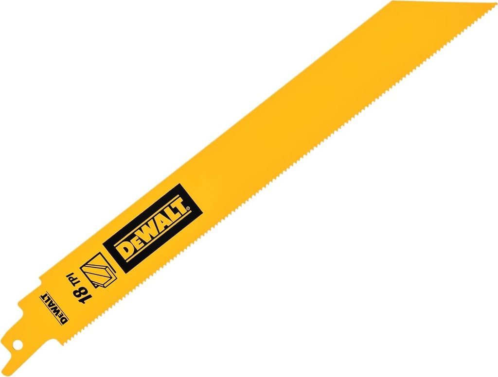 Dewalt DT90388-QZ gerades Sägeblatt BIM 228 mm 18TPI 5 Stück Holz