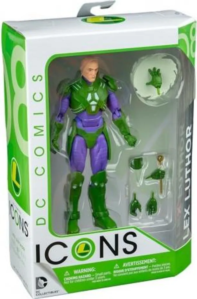 Figurine de Collection Lex Luthor Forever Evil DC Icons articulée 6"