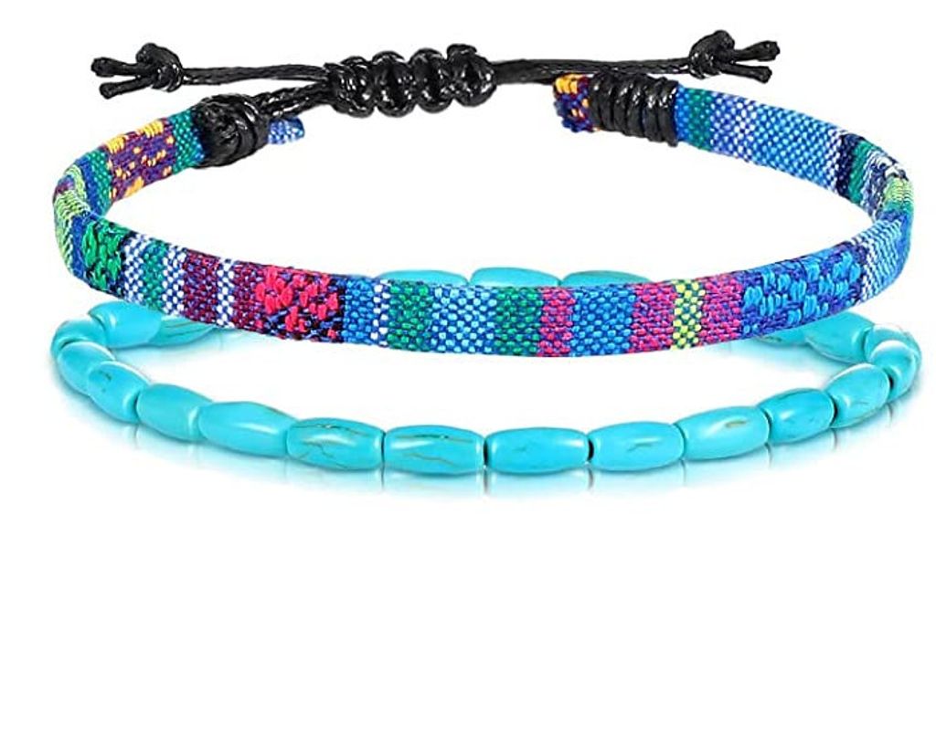 Made by Nami Boho Surfer-Armband 2er Set Herren & Damen - Produktbild 