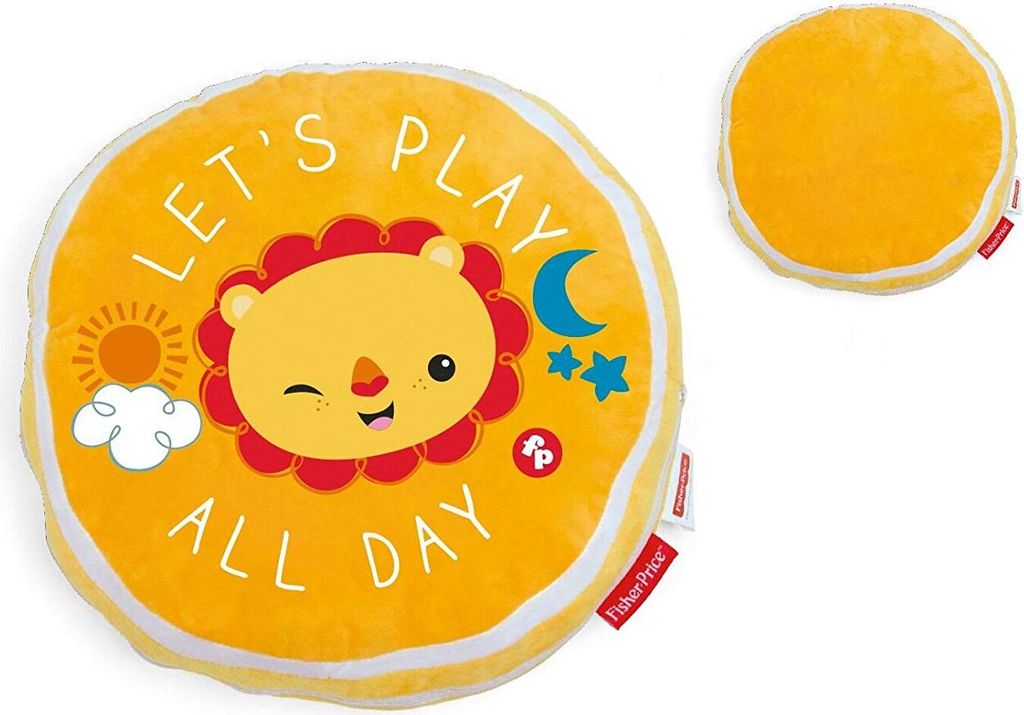 Fisher-Price Rundkissen Löwe Kissen Kinderkissen Babykissen