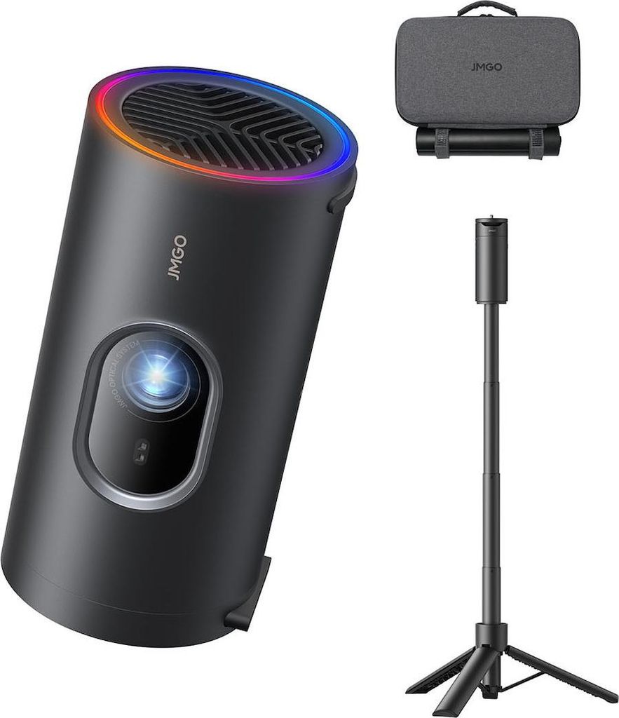 JMGO PicoPlay+ Pack LED Beamer Bundle mit Stativ mit Produktbild 