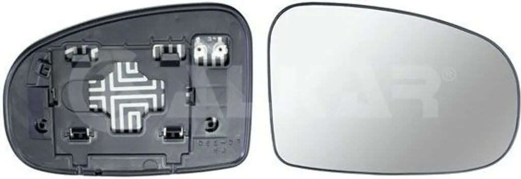 Miroir de rétroviseur extérieur droit compatible Toyota Prius 3 et +