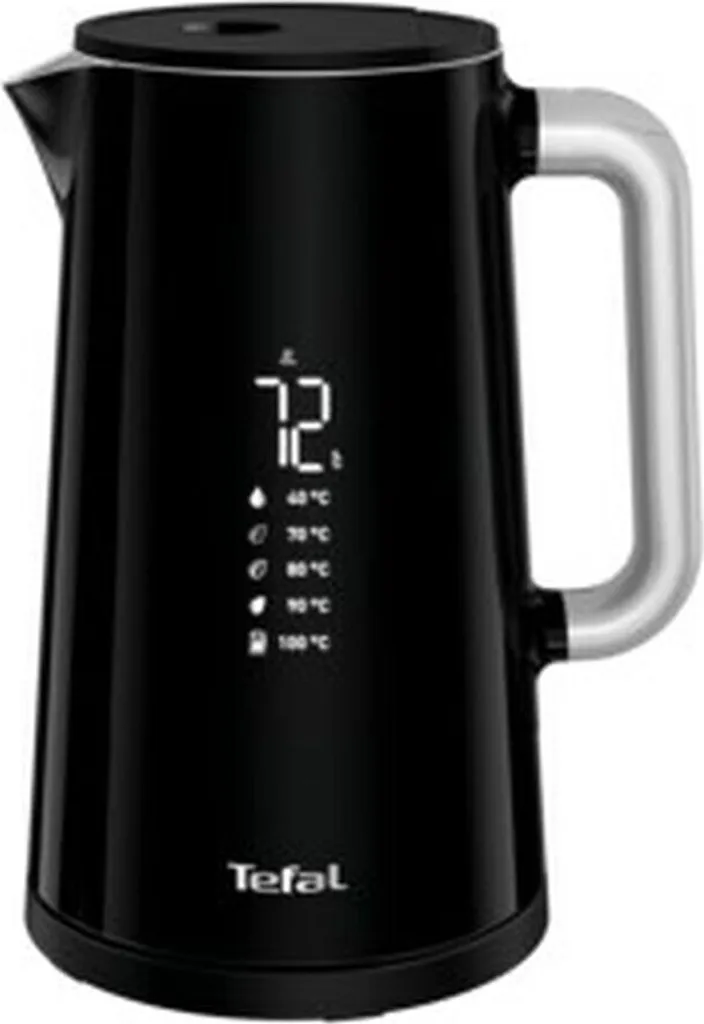 Bouilloire Tefal KO851 Digital 1,7 L Noire 1800W avec Écran Numérique