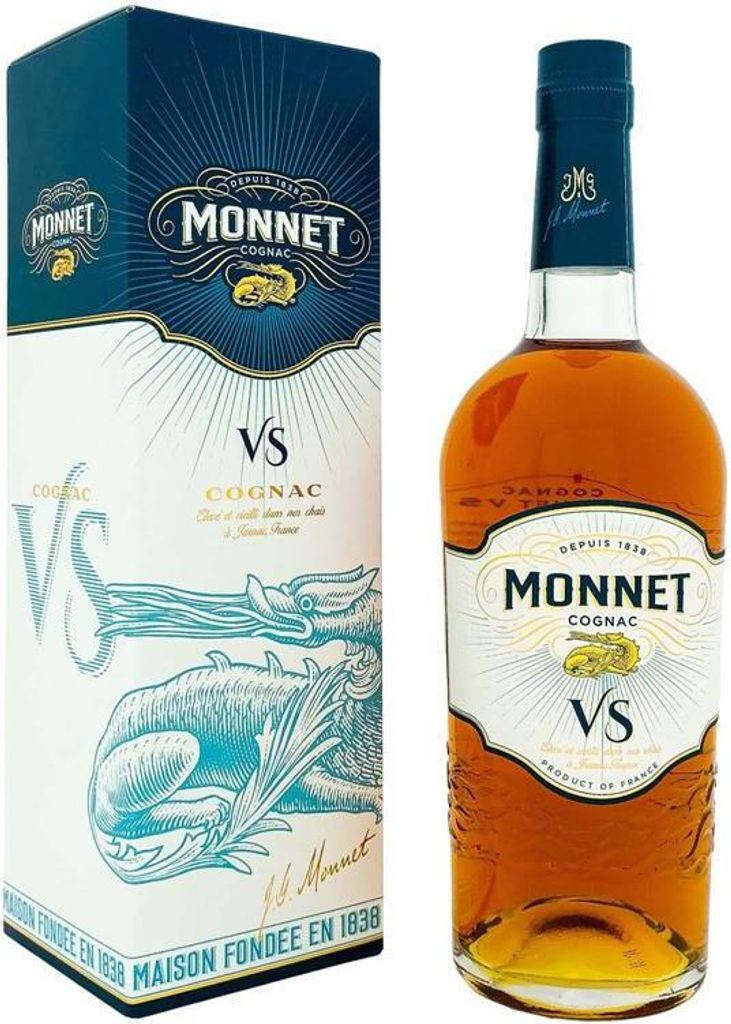 Monnet Cognac VS + Box 700ml 40% Vol.