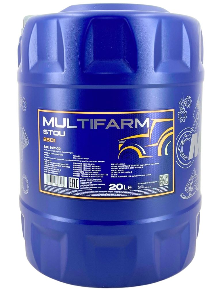 Mannol Multifarm STOU 10W-30 20 Liter (MN2501-20) Produktbild 