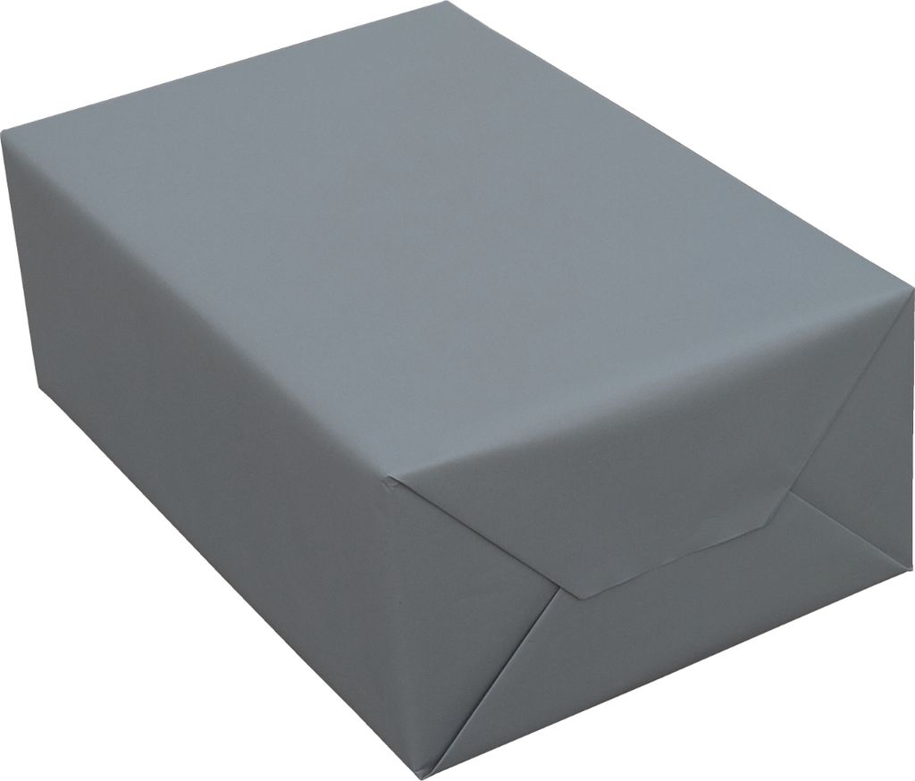 50m x 1,00m JUNOPAX® Geschenkpapier stahl-grau Produktbild 3