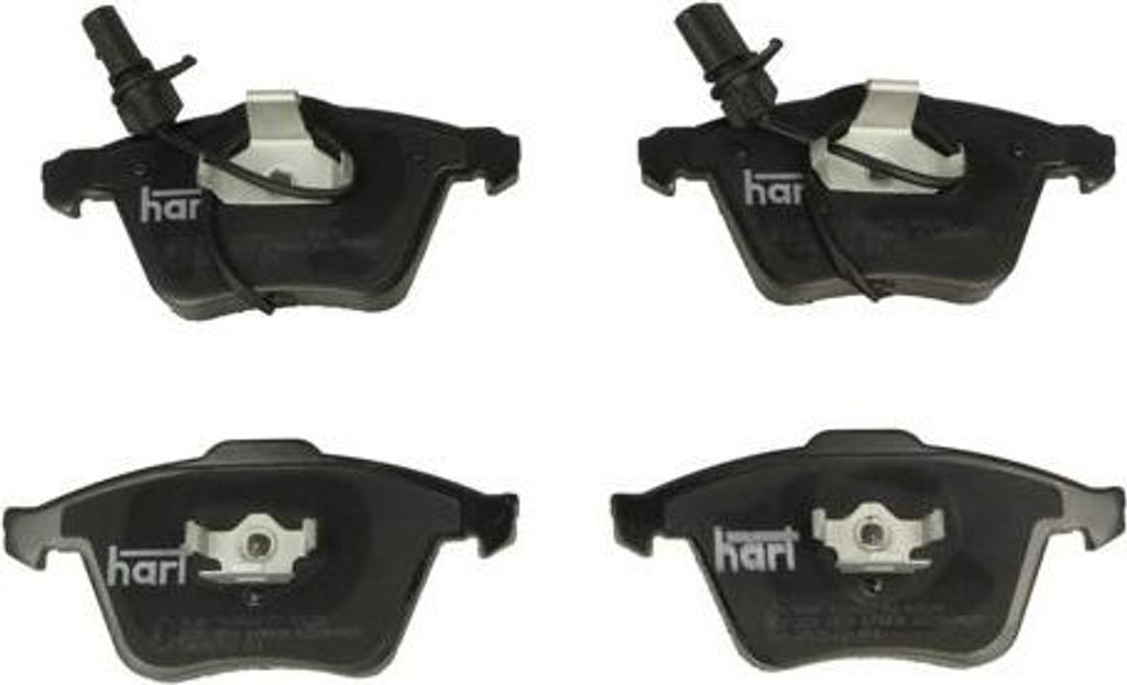 HART 226 059 Bremsbelagsatz, Scheibenbremse OE 4F0698151D kompatibel mit A6 4F