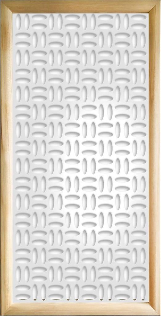CHIPS - Moduli Decorativi in holz e PVC 73x148 cm weiß