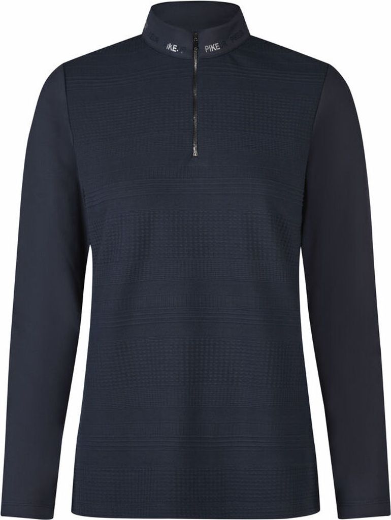 Pikeur Struktur Shirt Damen Langarm nightblue Sports HW 2024, Größe:38