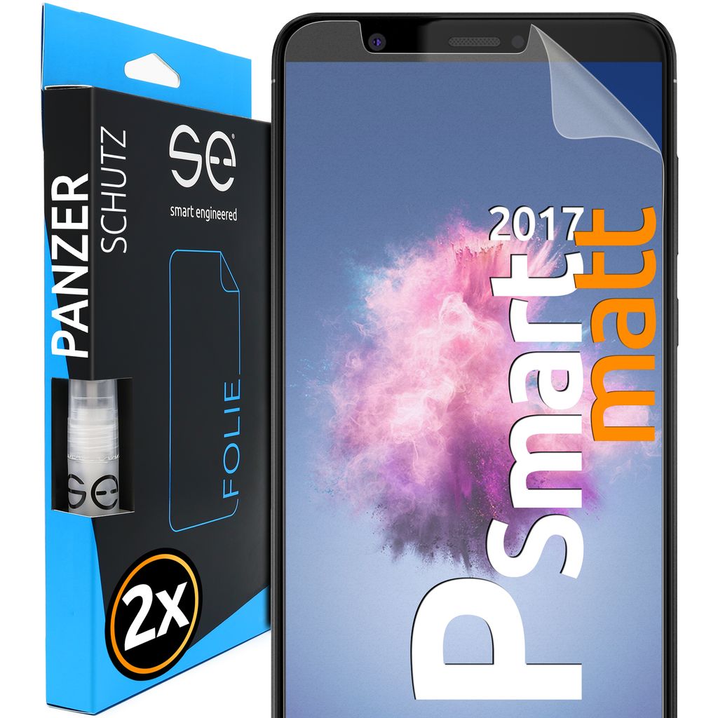 2x se 3D Schutzfolie (entspiegelt) Huawei P Smart
