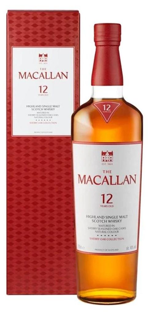 Macallan 12 Years Sherry Oak Single Malt Scotch Whisky 40% Produktbild 