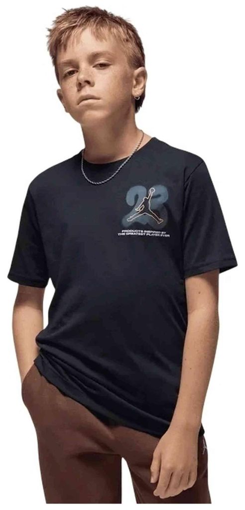T-Shirt Jordan Camiseta Niño/Niña Jordan Kids JDB 23 Spray Throw UP "Black" für Kinder