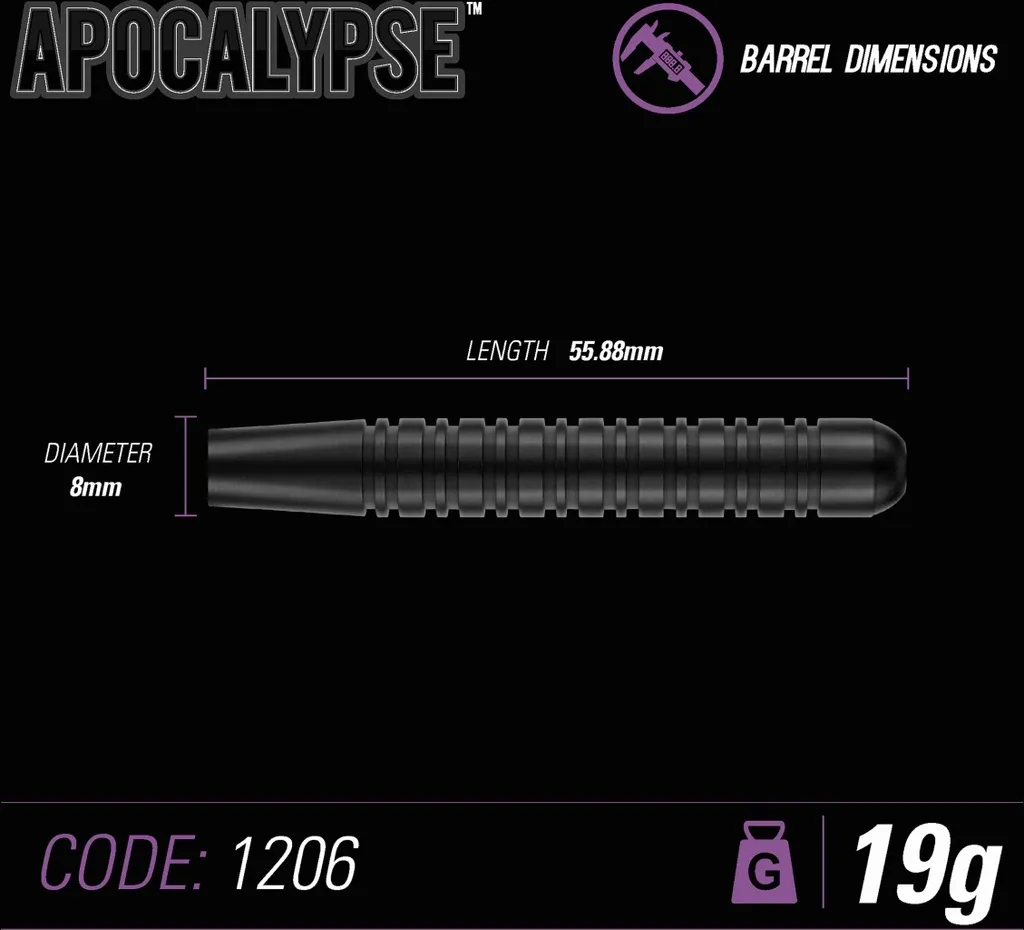 Fléchettes de précision Winmau Apocalypse pour progresser rapidement - 8