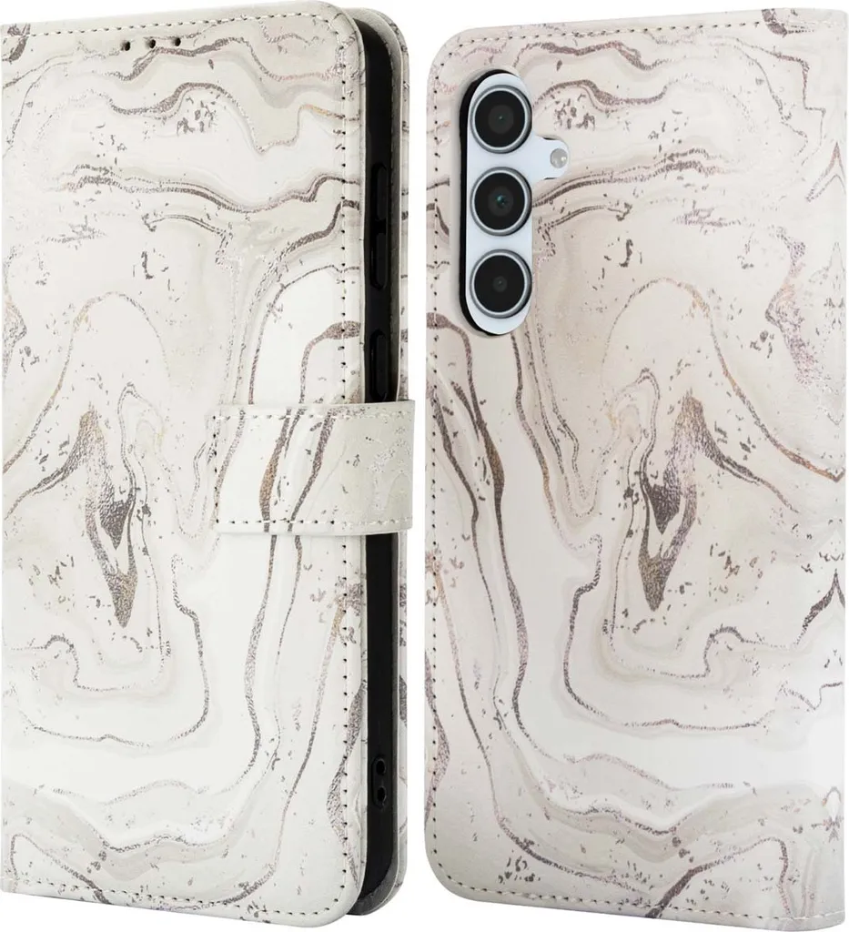 Cover Samsung A35 imoshion Design Sandy Marble | Wallet Case Glamour