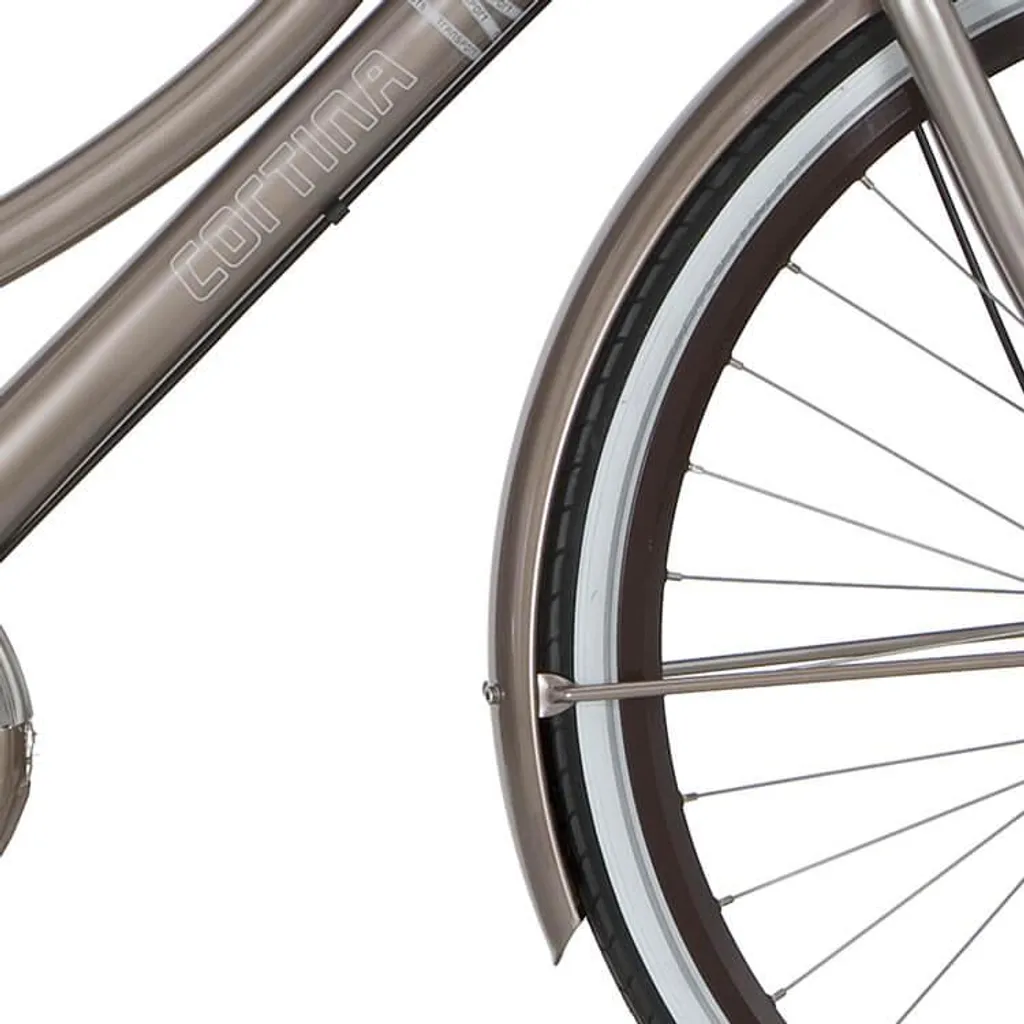 Garde-boue Cortina Fender 28 pouces U4 brun métallique pour vélo ville