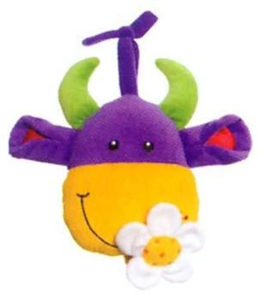 Peluche Vache Tolo en Tissu Souple 17 cm - Premier Jouet Premier Âge