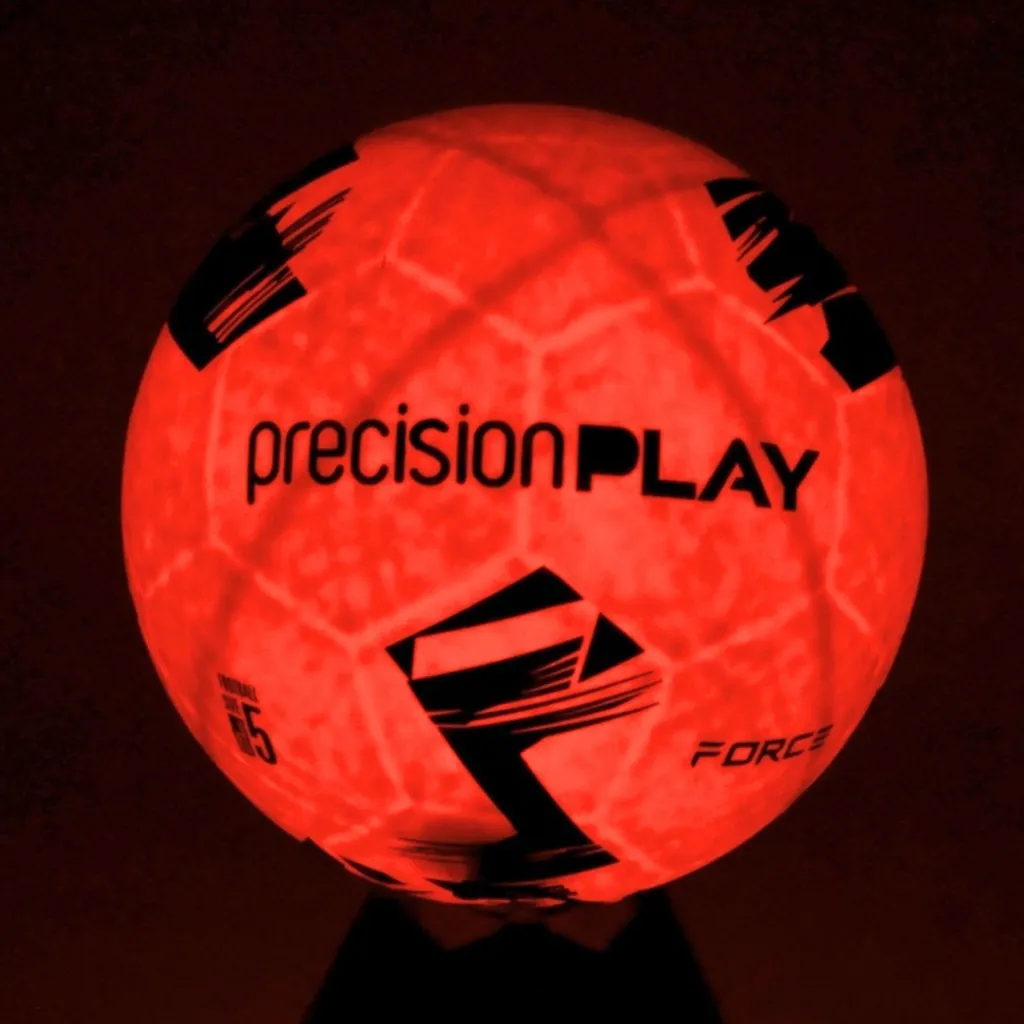 Ballon de Foot Taille 5 Lumineux pour Jouer au Football de Nuit LED