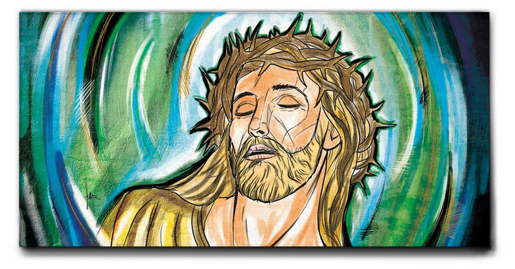 Giallobus - 17 - Heilige Familie - Die Passion - Giallobus - 70L x 35B cm - Bild - Premium Loom Canvas mit hoher Dicke