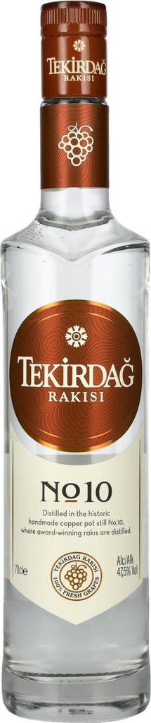 Tekirdag Rakisi No. 10 47,5% Vol. 0,7l