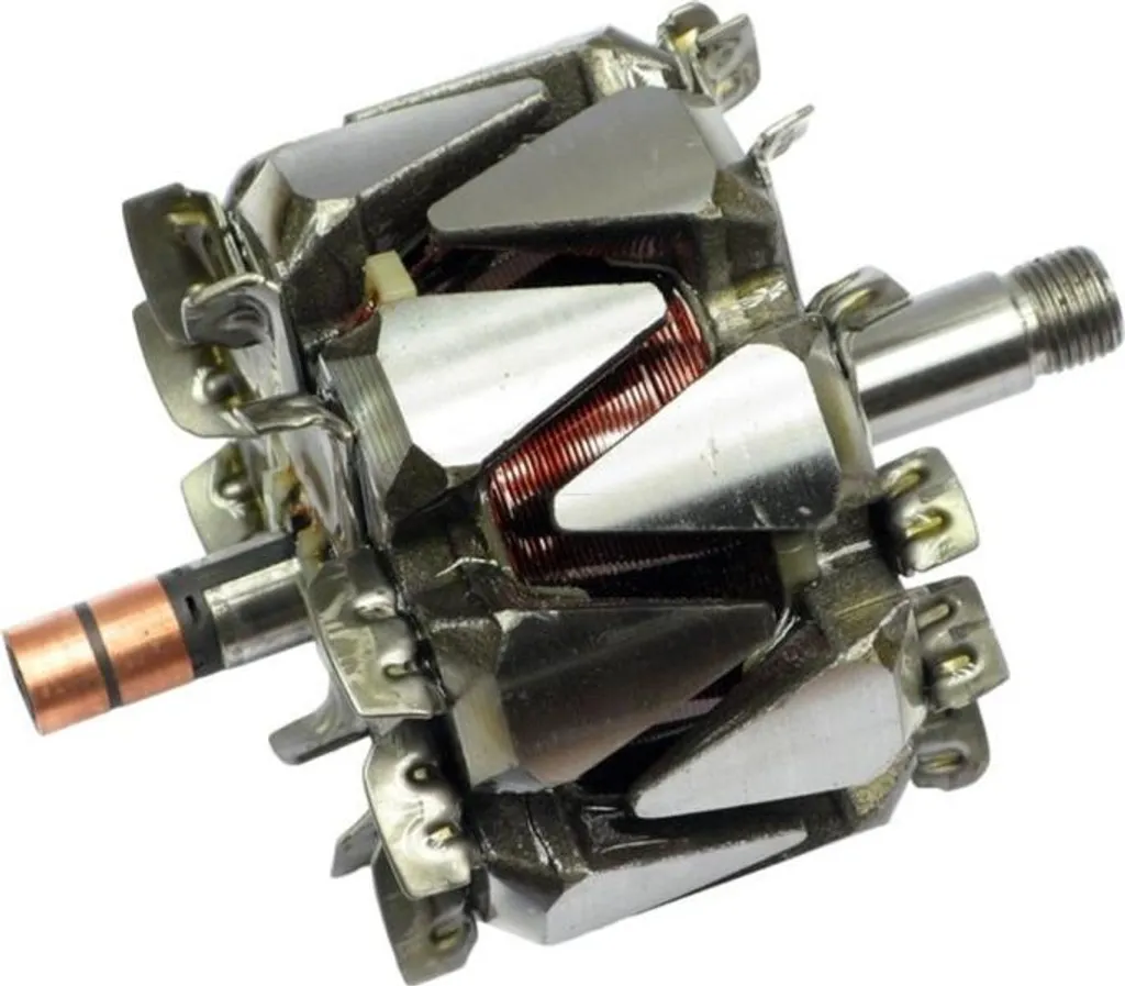 Rotor d'alternateur pour réparer une panne de charge de batterie